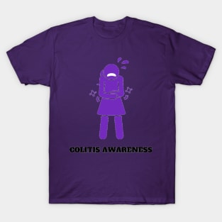 Colitis Silhouette woman T-Shirt